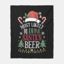 Search for beer blankets Santa