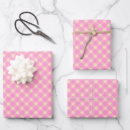Search for pink and white wrapping paper Plaid