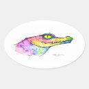 Search for alligators stickers Watercolor