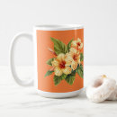 Search for yellow hibiscus mugs Orange