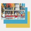 Search for swan wrapping paper Blue