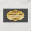Search for damask script business cards Chic