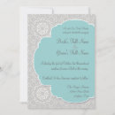 Search for aqua and grey wedding invitations Modern
