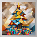 Search for abstract christmas tree art Geometric