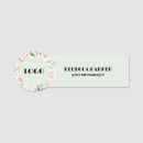Search for floral name tags Modern
