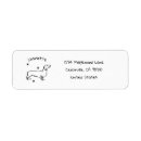Search for dachshund lover return address labels Illustration