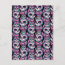 Search for skull pattern postcards Colourful