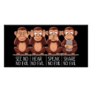Search for wise monkeys See no evil