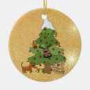 Search for cartoon dog christmas tree decorations Xmas
