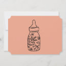 Search for baby bottle invitations Modern