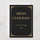 Search for art deco christmas cards Black