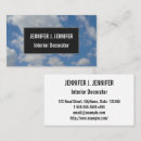 Search for blue sky and clouds business cards Atmosphere
