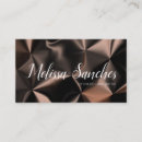 Search for bronze business cards Elegant