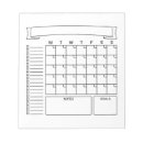 Search for monthly notepads Checklist