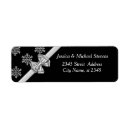 Search for silver bow return address labels Snowflake