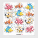 Search for kids beach stickers Under the sea