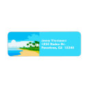 Search for tropical return address labels Pastel