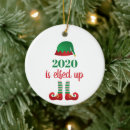 Search for elf in christmas tree decorations Green
