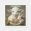 Search for vintage easter bunny napkins Elegant