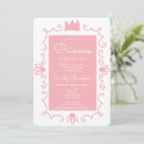 Search for little princess baby shower invitations Modern
