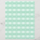 Search for mint scrapbook paper Gingham