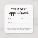 Search for salon appointment cards Your next appointment