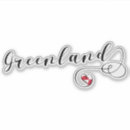 Search for greenland flag stickers Grønland