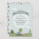 Search for blue bear baby shower invitations Modern