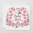 Search for bird baby shower cards Girl