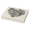 Search for zen doodle rubber stamps Heart