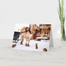 Search for snow scene christmas cards Horse