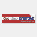 Search for everyone bumper stickers God