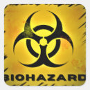 Search for biohazard stickers Danger