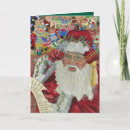 Search for americana christmas cards Santa claus
