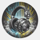 Search for dj stickers Music