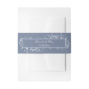 Search for dusty blue invitation belly bands Trendy