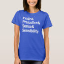 Search for prejudice tshirts Sense and sensibility