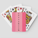 Search for stripe playing cards Initials