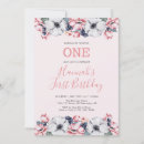 Search for flower birthday invitations Pink