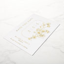Search for elegant floral save the dates Gold foil