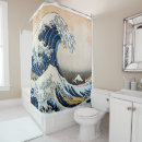 Search for blue wave shower curtains Sea