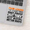 Search for leadership stickers Team
