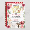 Search for red baby boy shower invitations Watercolor