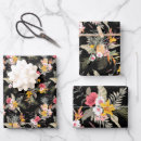 Search for black flower wrapping paper Watercolor flowers
