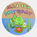 Search for happy frog stickers Birthday