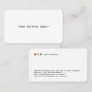 Search for developer business cards Professional