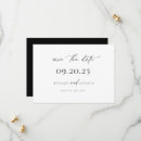 Search for chic wedding save the dates Modern minimalist