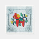 Search for swedish napkins Dala horse