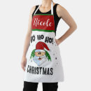 Search for funny christmas aprons Ho ho ho