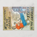 Search for garage horizontal postcards Retro